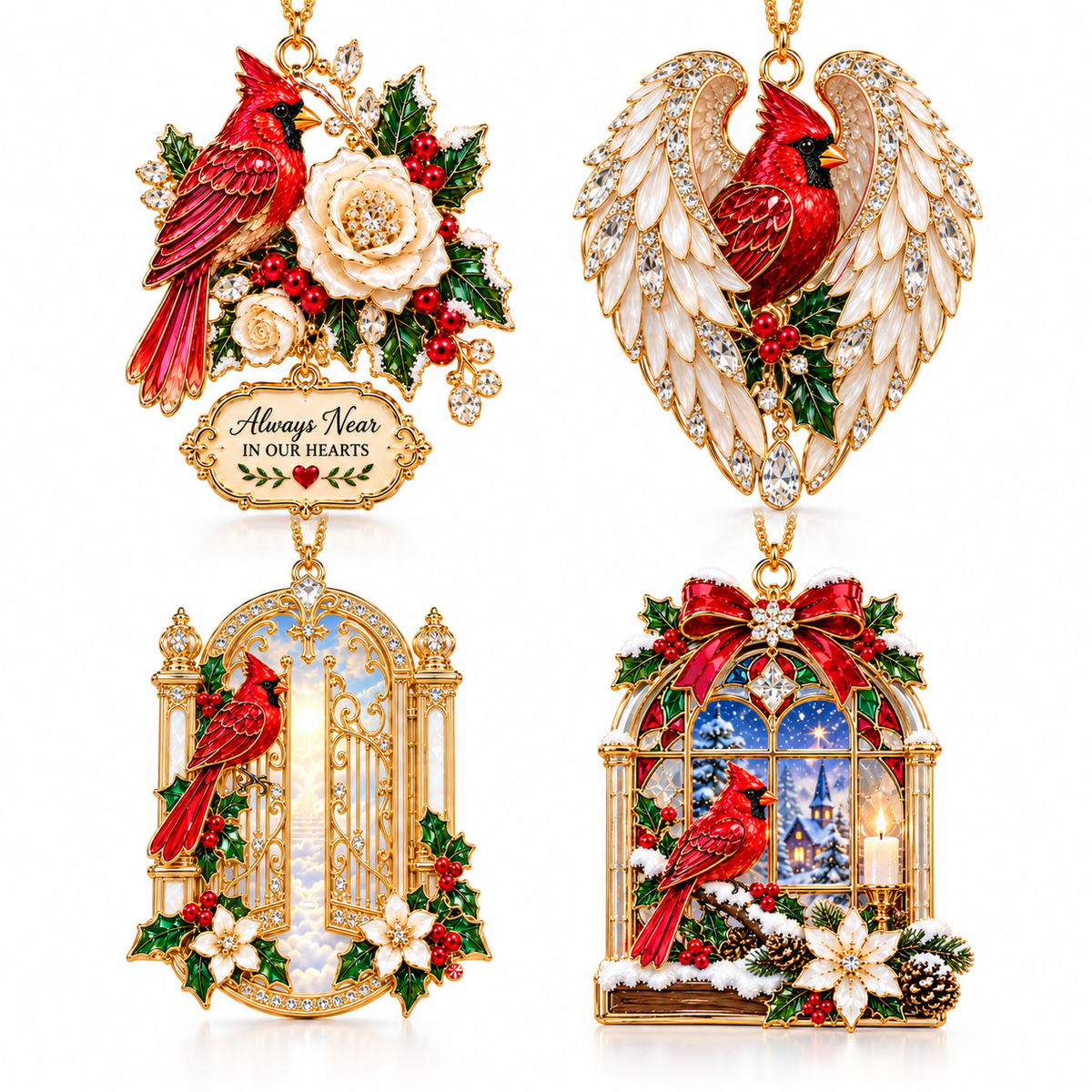 🎅 🎅 2026 Christmas Gift 50% Off--Cardinal Christmas Ornament –  Red Bird Holiday Keepsake, Meaningful Memorial Gift for Family & Loved Ones