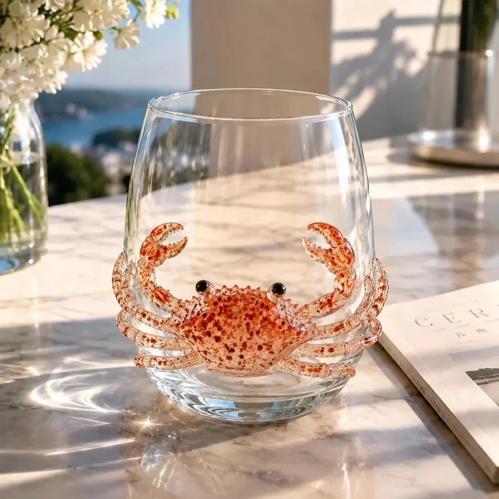 🎁🎁The Perfect Beach House Gift 🌊3D Ocean Animal Artisan Glassware Collection