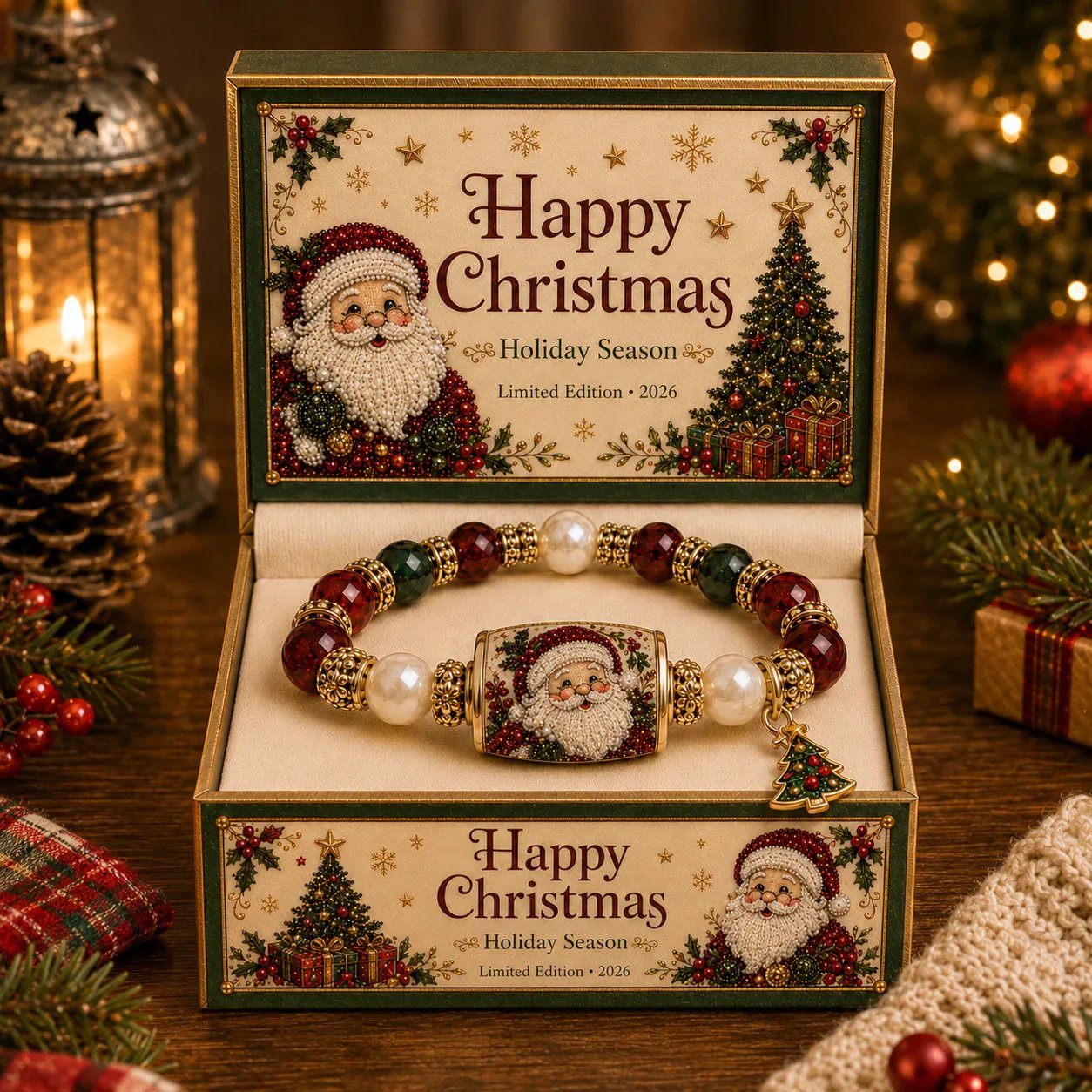 💥🎄 Last Day 49% OFF – 🎄 Christmas Magic Collection Bracelet — Limited Edition