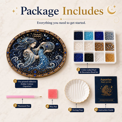 ♈♈12 Zodiac Signs Pearl Art Kit 🌙Buy 2+ Get Free Shipping