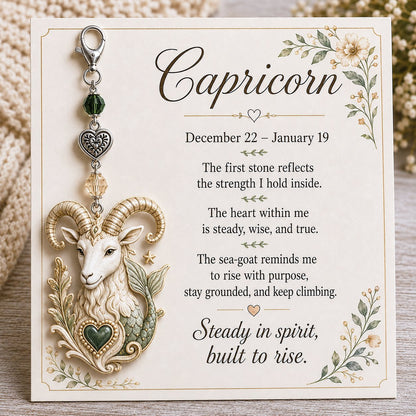 🎅 2026 Christmas Gift 50% Off--✨  Commemorative keychains and cards featuring the birthstones of the 12 zodiac signs