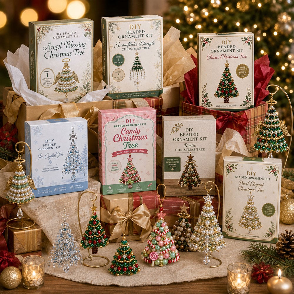 🎅 2026 Christmas Gift 50% Off--DIY Christmas Tree Beaded Ornament Kit