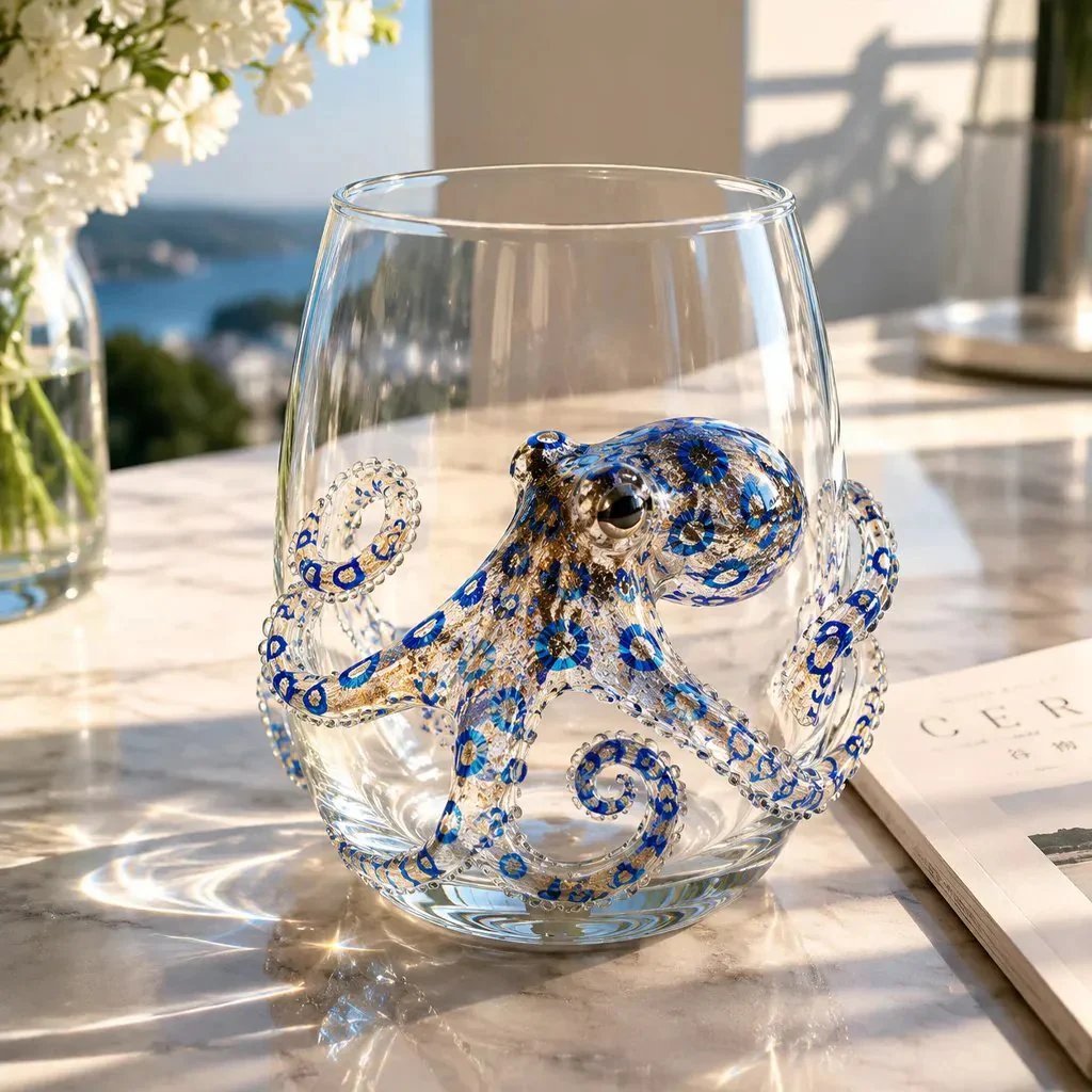 🎁The Perfect Beach House Gift 🌊3D Ocean Animal Artisan Glassware Collection
