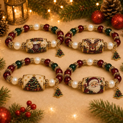 💥🎄 Last Day 49% OFF – 🎄 Christmas Magic Collection Bracelet — Limited Edition