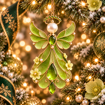🔥LAST DAY 50% OFF🔥 - 12-Month Birthstone Angel Ornament Collection – Stained Glass Christmas Tree Decorations & Meaningful Keepsake Gifts