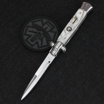 🔥Last Day Promotion 49% OFF🔥 - Pure Handmade Old School Italian Stiletto Pocket Knife