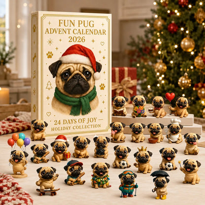 2026 Fun Pug Advent Calendar🎄🐶