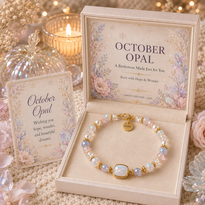 🎅  2026 Christmas Gift 50% Off--💎 Birthstone Meaning Bracelet | Limited Edition 2026
