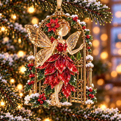 ⏳ Last Day 50% OFF - Winter Garden Fairies – 6 Enchanting Christmas Ornament Designs