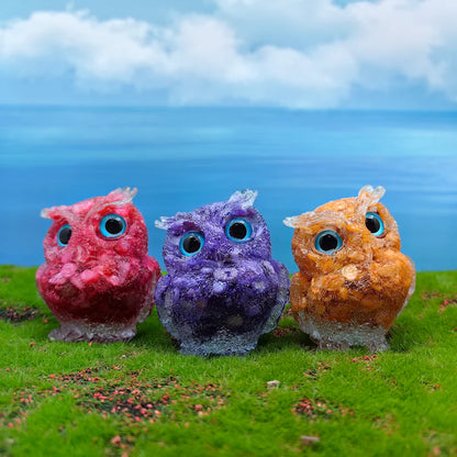 🔥Handmade Natural Crystal Gemstone Owl-BUY 2 FREE SHIPPING