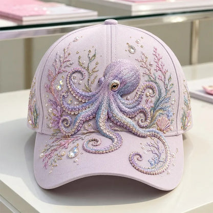🎅 2026 Christmas Gift 50% Off--🔥 Last Day 49% OFF – 🌊 3D Ocean Creatures Printed Cap