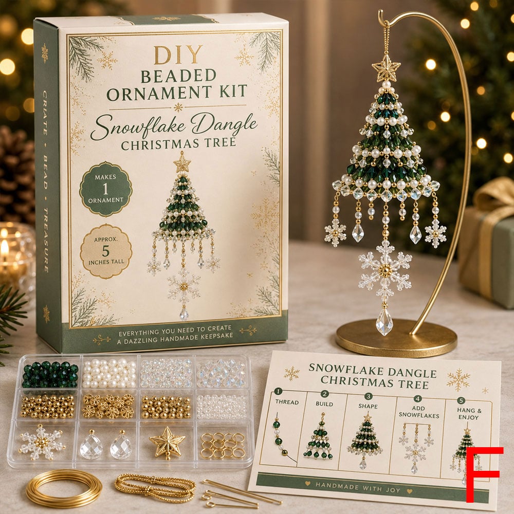 🎅🎅 2026 Christmas Gift 50% Off--DIY Christmas Tree Beaded Ornament Kit