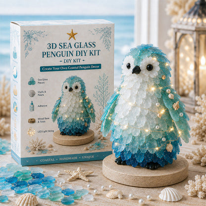 🌊🌊✨ DIY 3D Sea Glass Art Kit – Coastal & Christmas Collection
