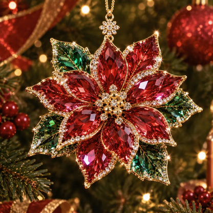 ⏳ Last Day 50% OFF – 💎 Luxury Crystal Christmas Ornaments | Sparkling Gemstone Peacock, Butterfly & Bird Tree Decorations for Elegant Holiday Décor 🎄✨