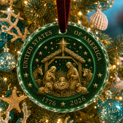 🎅 🎅 2026 Christmas Gift 50% Off--Celebrate 250 Years of America 🇺🇸 | 2026 250th Anniversary Christmas Ornament – A Meaningful Patriotic Keepsake & Holiday Gift