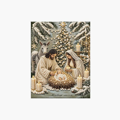 💥🏆🏆Nativity Scene Diamond Painting Kit | Jesus Christ Christmas Faith Art Decor
