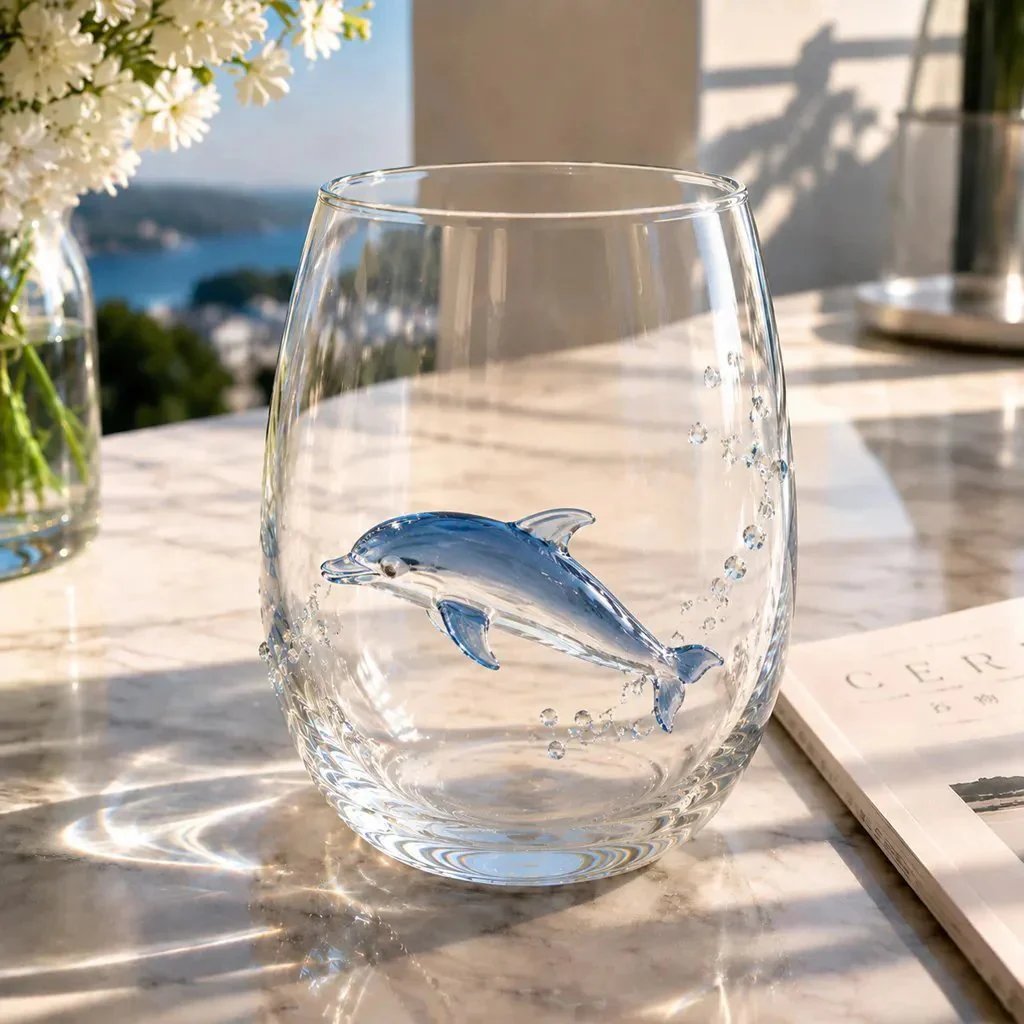 🎁🎁The Perfect Beach House Gift 🌊3D Ocean Animal Artisan Glassware Collection