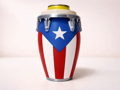 🪘Conga-Style Can Holder – Celebrate Caribbean Pride, One Sip at a Time