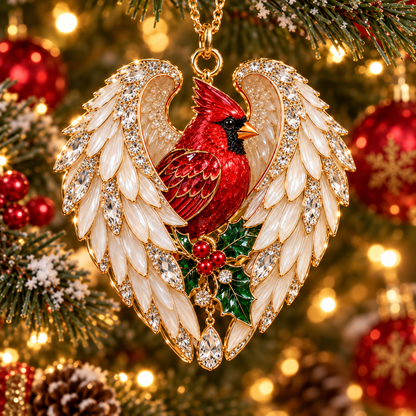 🎅 2026 Christmas Gift 50% Off--Cardinal Christmas Ornament –  Red Bird Holiday Keepsake, Meaningful Memorial Gift for Family & Loved Ones