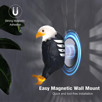 💡💡July 4th Gift 50% Off--🦅Eagle LED Wall Light – Magnetic Night Lamp for Bedroom & Living Room
