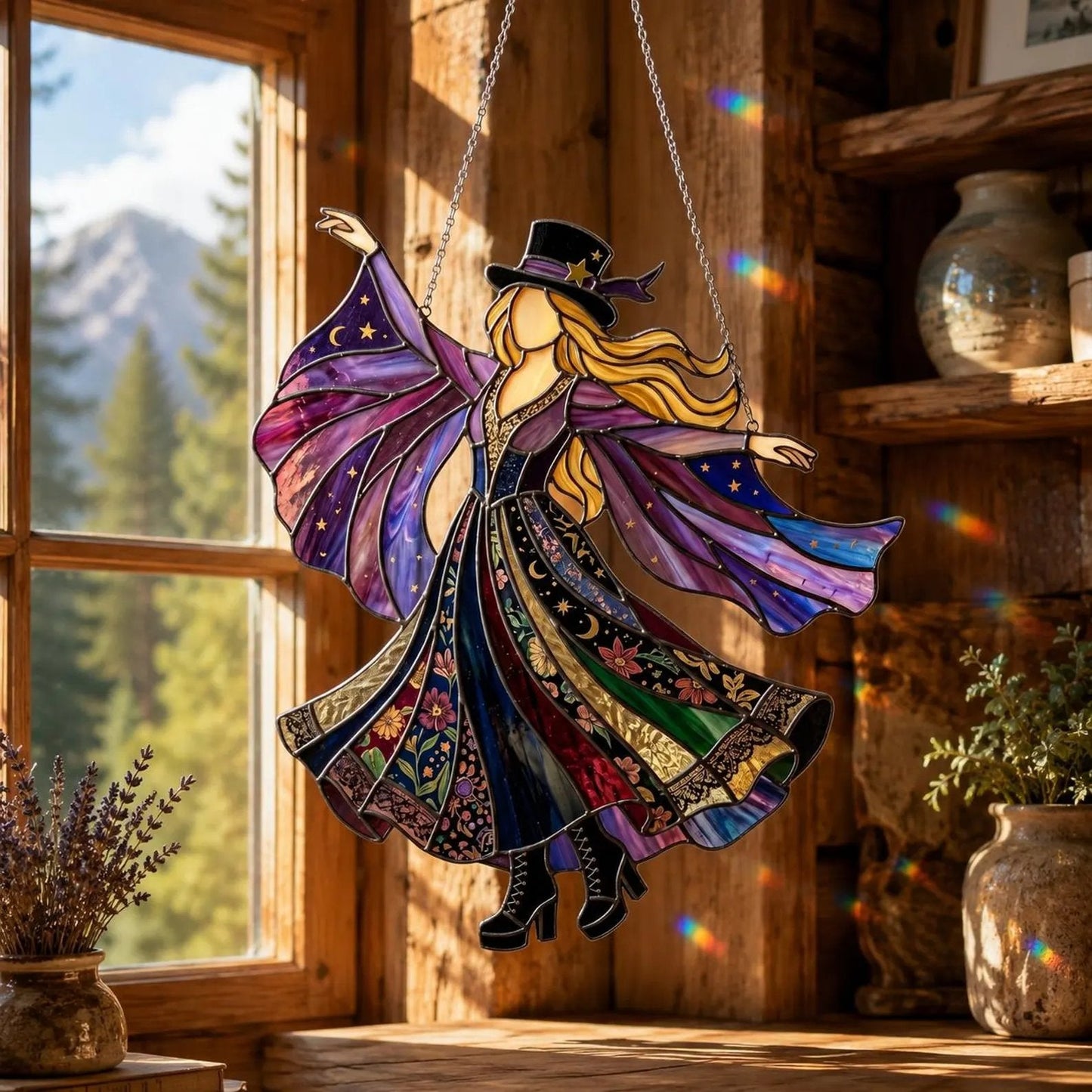 💥LAST DAY 57% OFF - 💃Stevie Nicks🤘Handmade Spinner