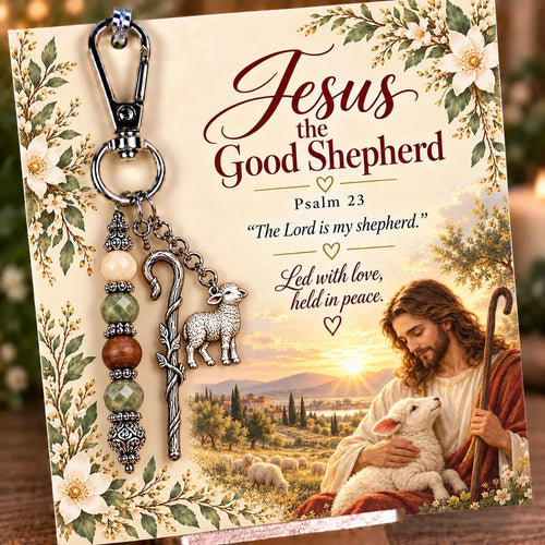 ✝️ Carry Your Faith With You - Christian Scripture & Prayer Keepsake Keychain