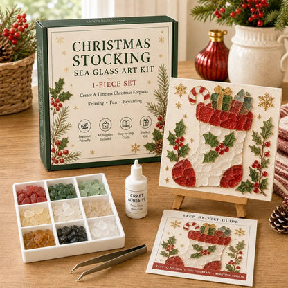 🔥🔥 LAST DAY 49% OFF 🎄 Christmas Sea Glass Art Kit