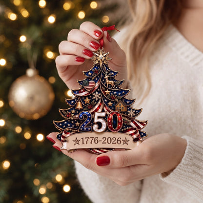 🏆 LIMITED TIME — 60% OFF FLASH SALE - America 250th Anniversary Christmas Ornament