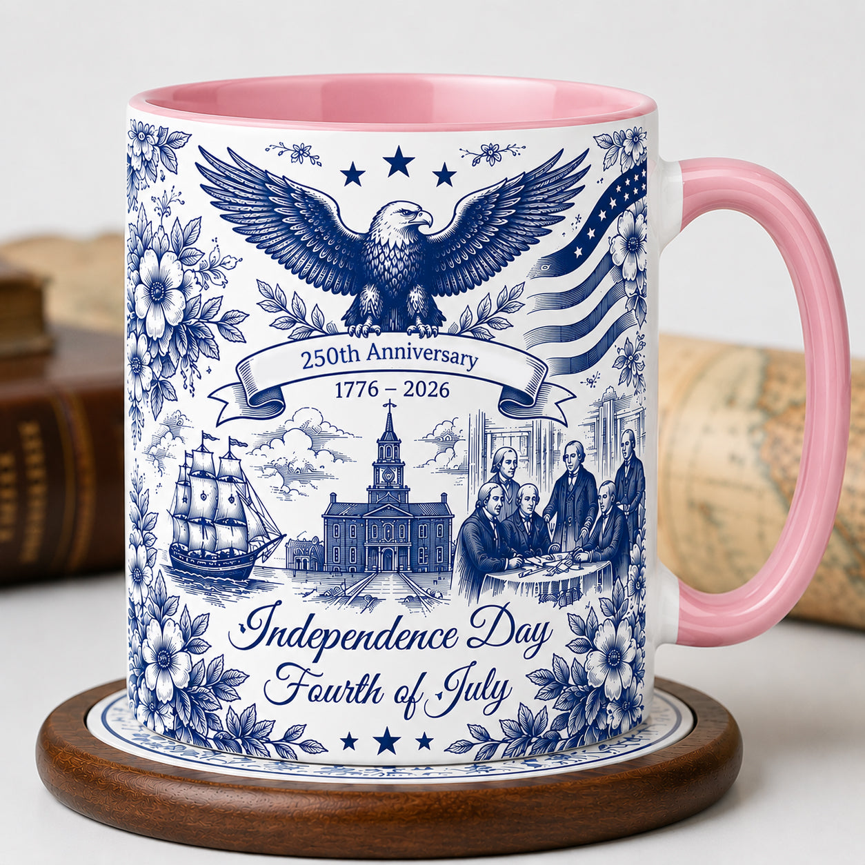 ☕Patriotic Semiquincentennial 1776-2026 Mug - 250 Years Anniversary Accent Mug