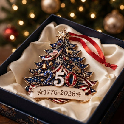 🏆 LIMITED TIME — 60% OFF FLASH SALE - America 250th Anniversary Christmas Ornament