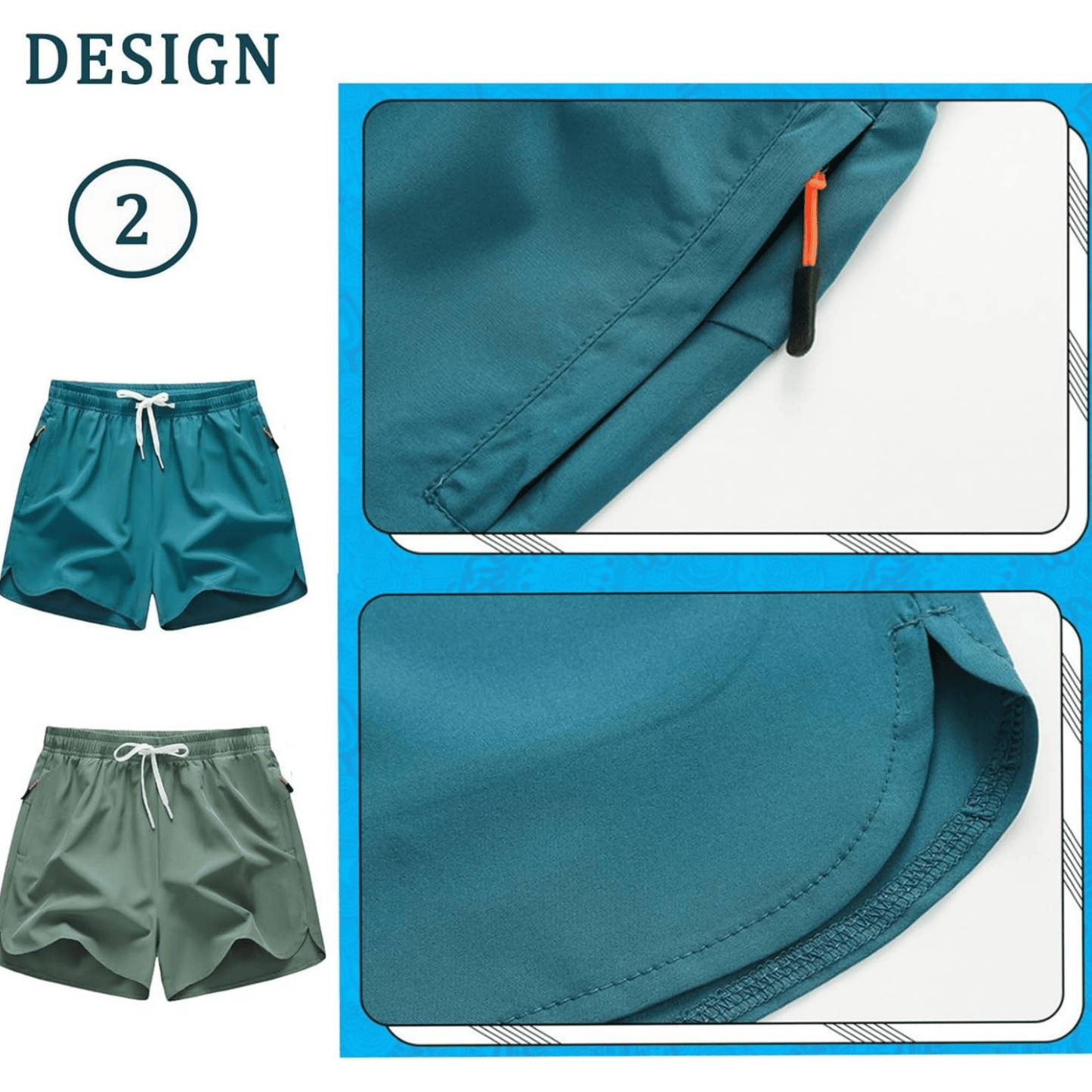 🔥🏃‍♂️Men’s 5-Inch Running Shorts – Quick-Dry Athletic Gym Shorts
