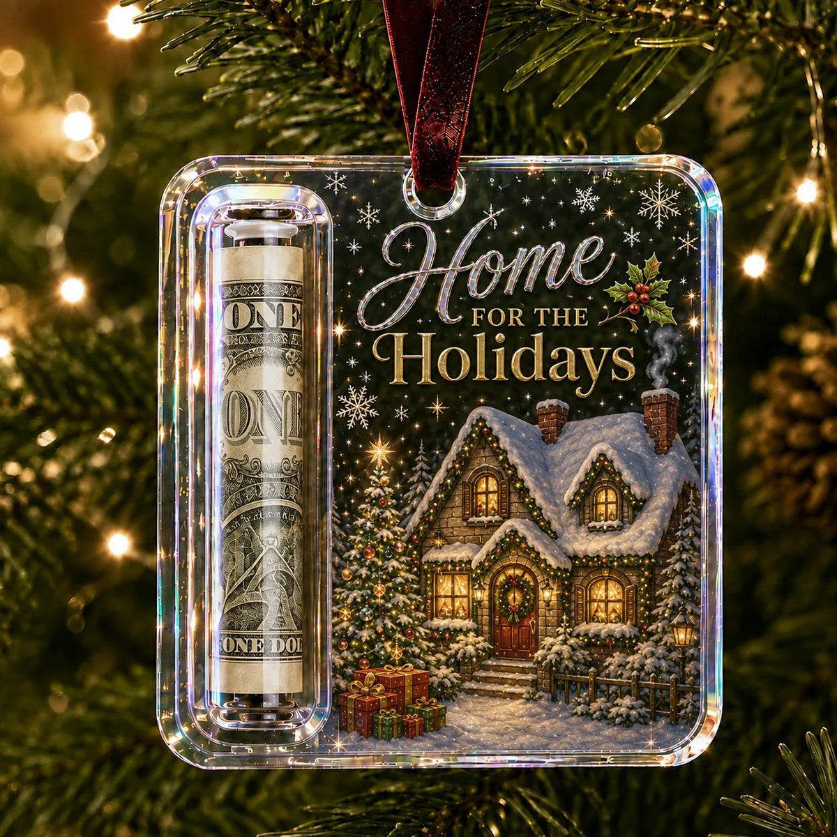 🔥Last Day 60% OFF - ✨🎄Christmas Cash Gift Holder Ornament
