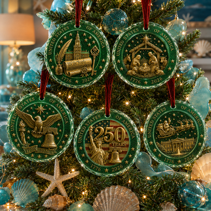 🎅 🎅 2026 Christmas Gift 50% Off--Celebrate 250 Years of America 🇺🇸 | 2026 250th Anniversary Christmas Ornament – A Meaningful Patriotic Keepsake & Holiday Gift