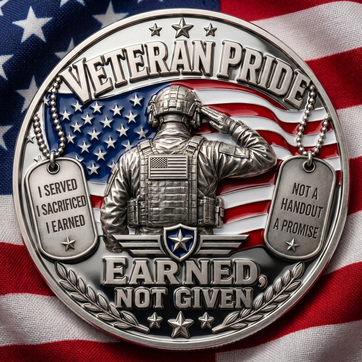🔥LAST DAY 60% OFF🔥 - DD-214 Veteran Pride Coin