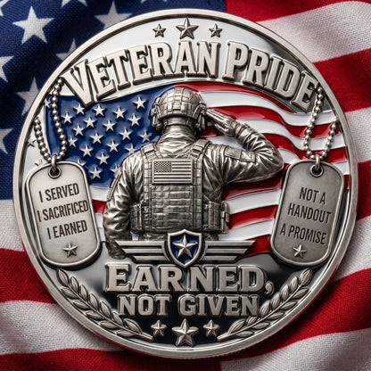 🔥LAST DAY 60% OFF🔥 - DD-214 Veteran Pride Coin