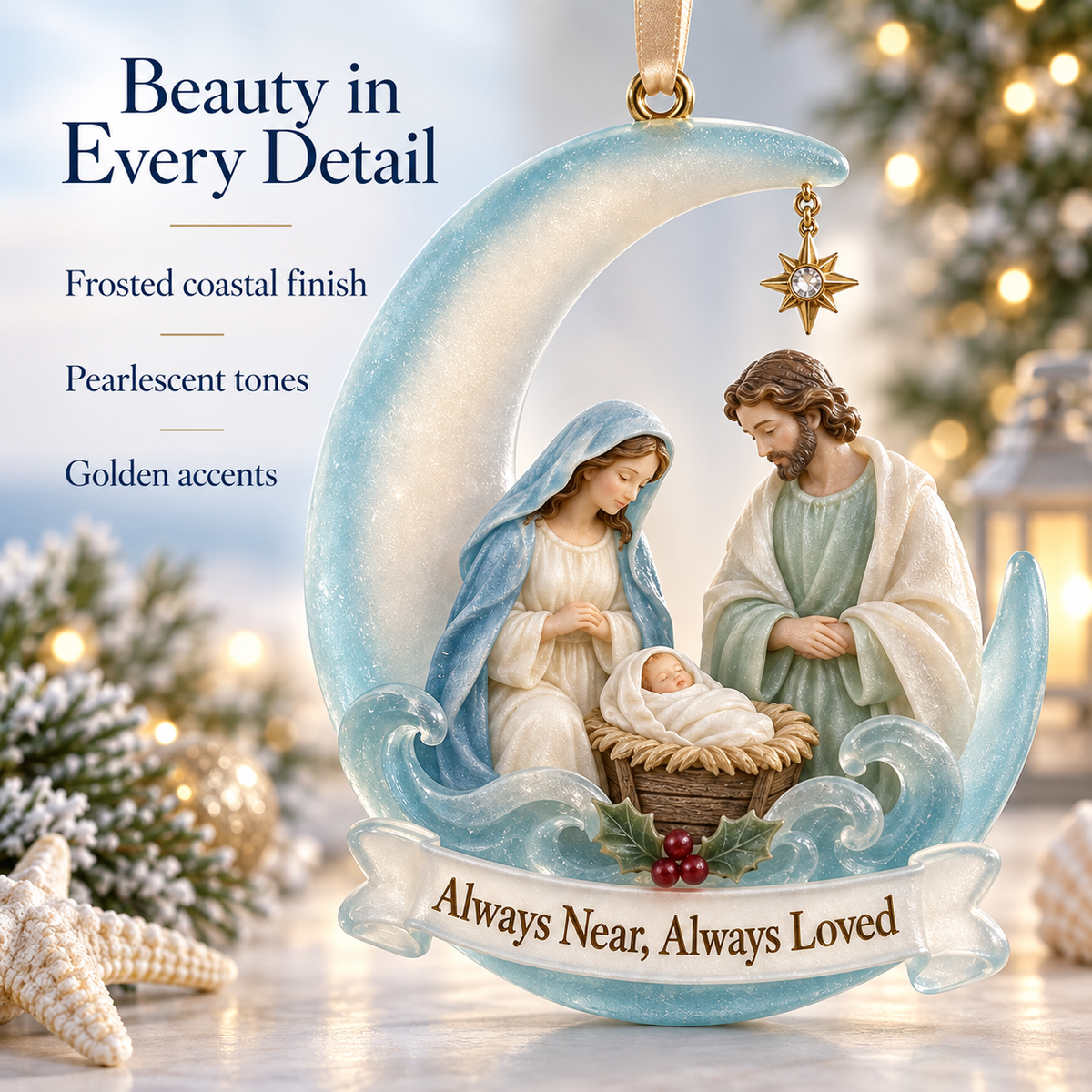 🎅🎅2026 Christmas Gift 50% Off--Coastal Holy Night: The Birth of Love | Nativity by the Sea