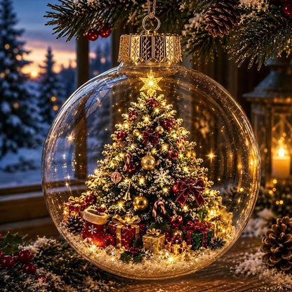 🎅 2026 Christmas Gift 50% Off--Glowing Christmas Diorama Ornament