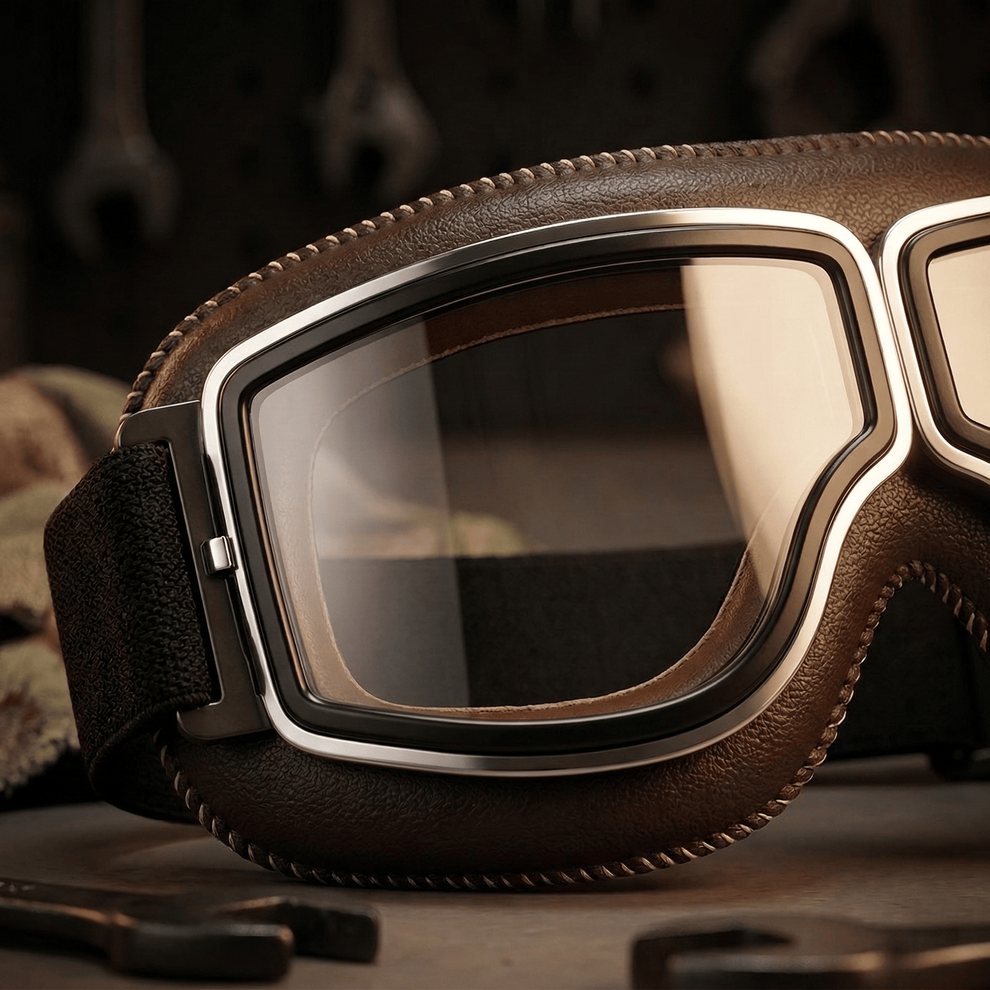 🔥Limited Time Sale 45% OFF - 🕶️ OTG Vintage Motorcycle Goggles (Fits Over Glasses)