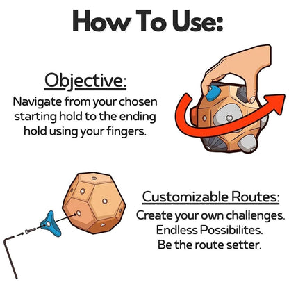 Boulder Block | 💪The Ultimate Pocket-Sized Climbing Route Setter & Grip Trainer