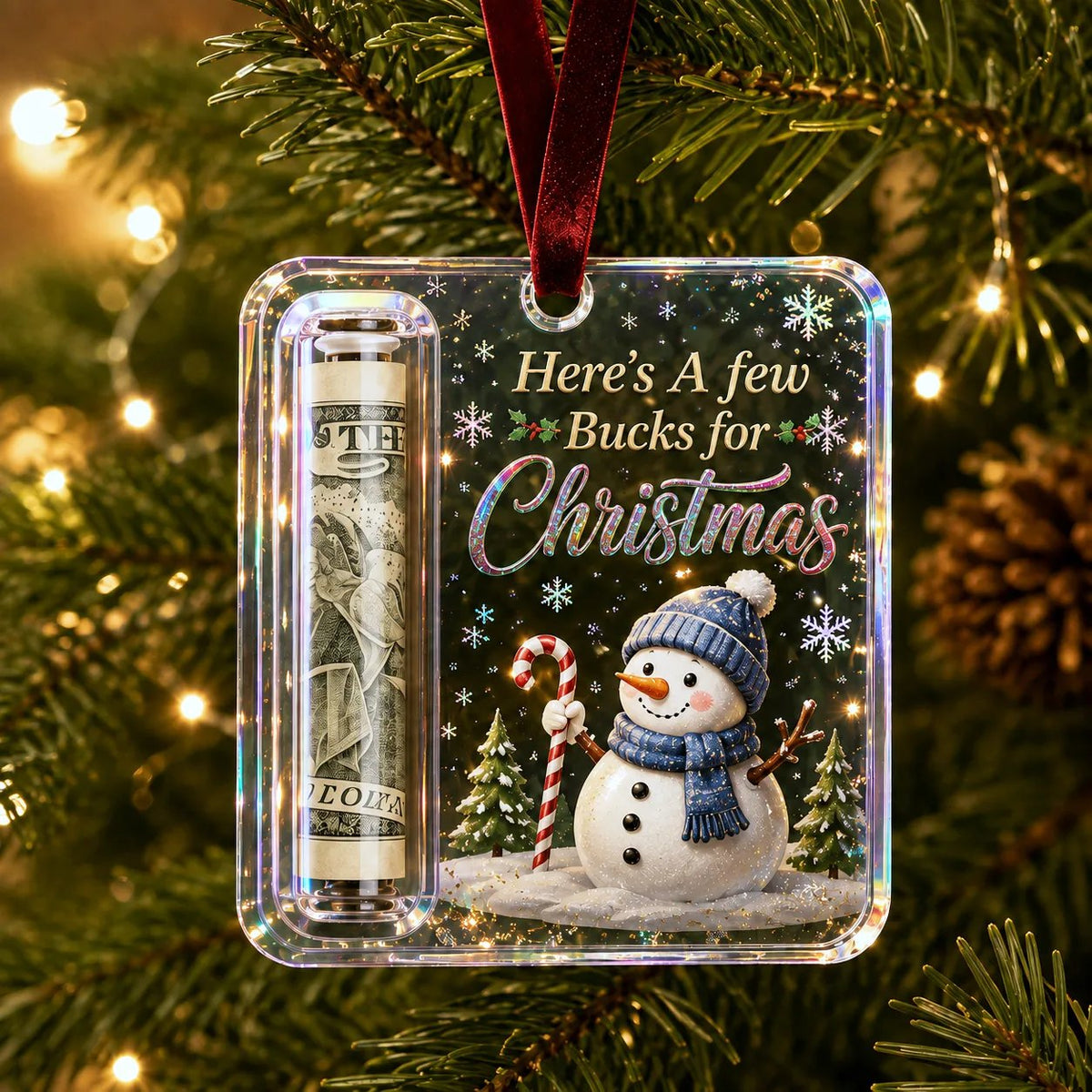 🔥Last Day 60% OFF - ✨🎄Christmas Cash Gift Holder Ornament