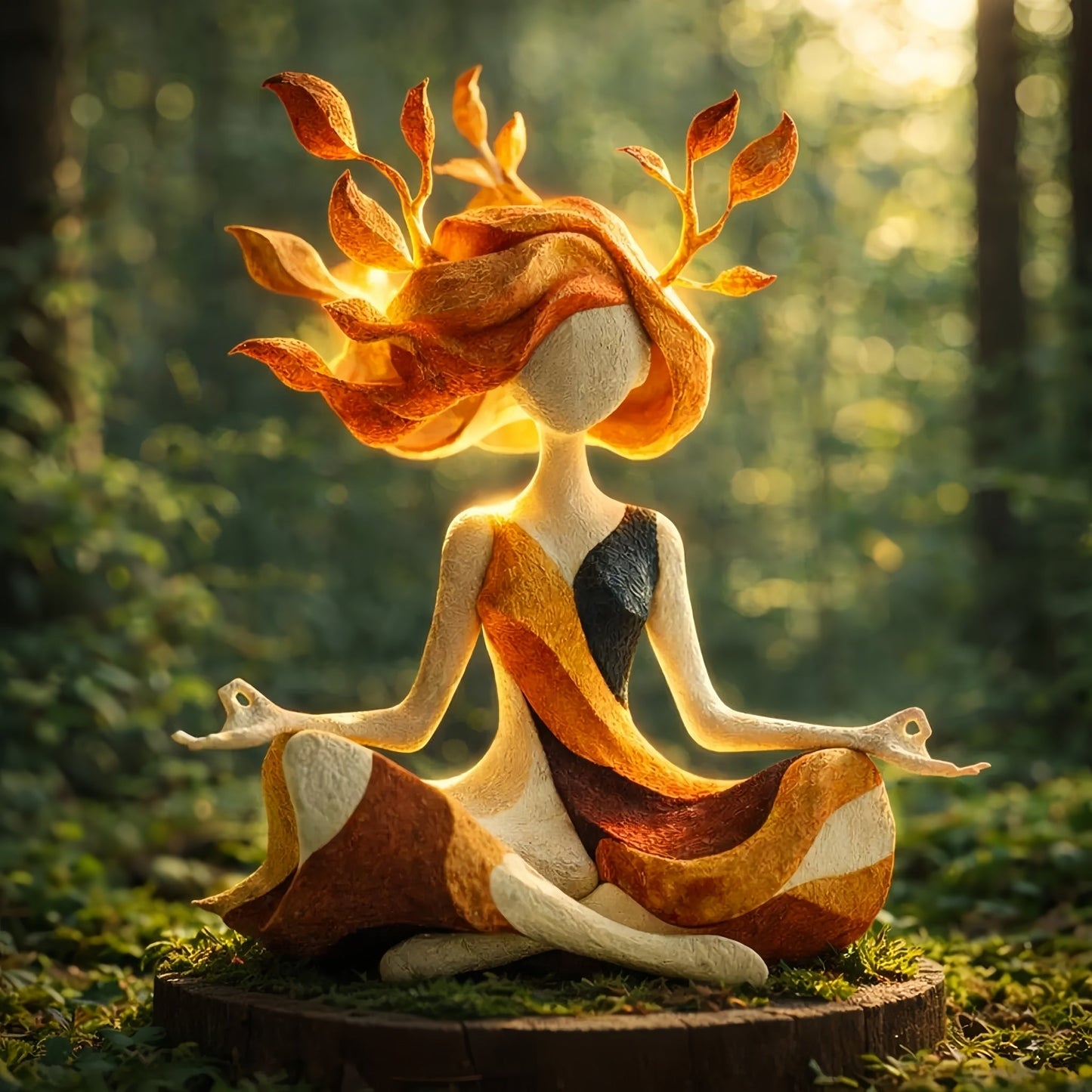 🧘‍♀️🧘‍♀️Serenity Growth | Inner Harmony Sculptural Figurine