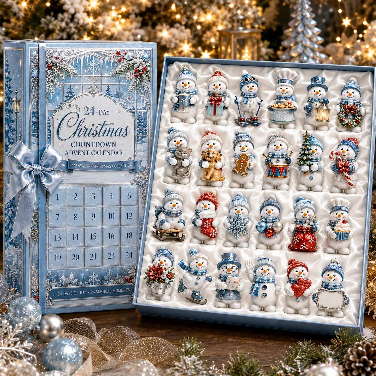 🎅🎅 2026 Christmas Gift 50% Off--✨24-Day Christmas Countdown Advent Calendar – Snowman Christmas Series