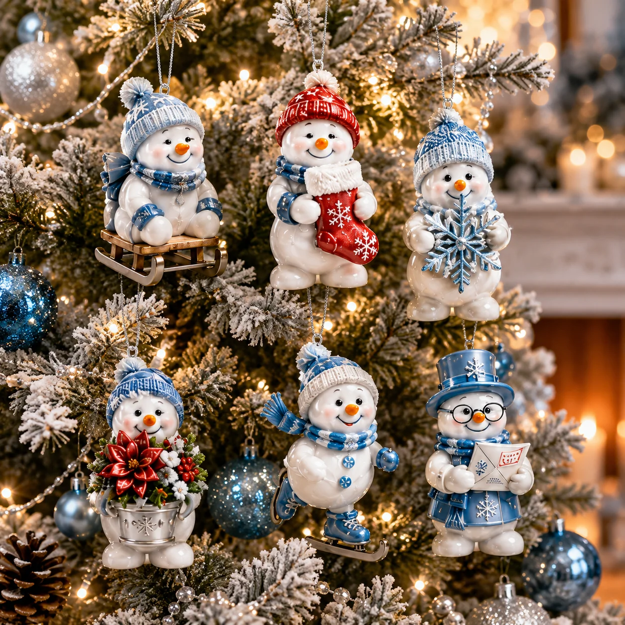 🎅 2026 Christmas Gift 50% Off--✨24-Day Christmas Countdown Advent Calendar – Snowman Christmas Series