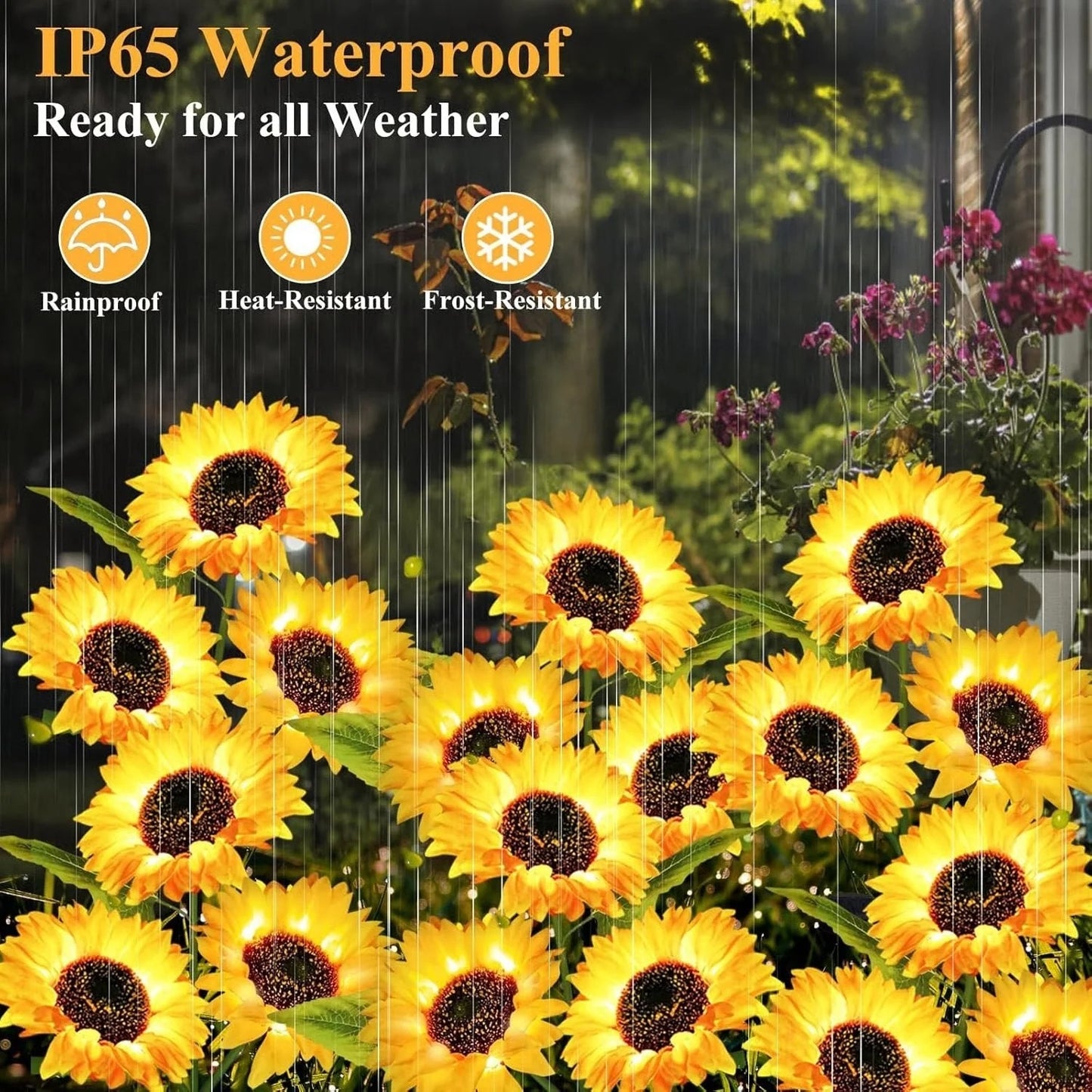 🌻Early Summer Garden Upgrade 59% OFF- 🌞Solar LED Sunflower Garden Lights