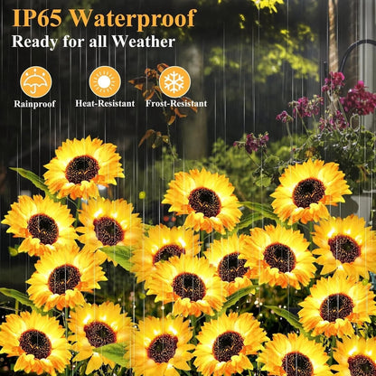 🌻Early Summer Garden Upgrade 59% OFF- 🌞Solar LED Sunflower Garden Lights