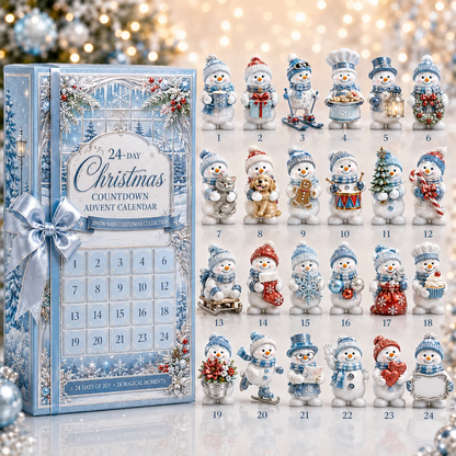 🎅🎅 2026 Christmas Gift 50% Off--✨24-Day Christmas Countdown Advent Calendar – Snowman Christmas Series