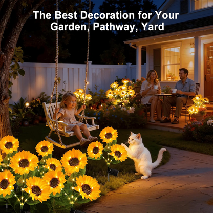 🌻Early Summer Garden Upgrade 59% OFF- 🌞Solar LED Sunflower Garden Lights