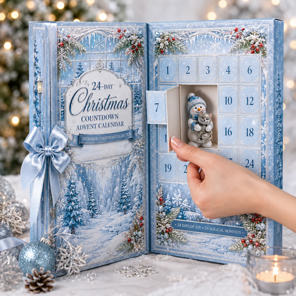 🎅🎅 2026 Christmas Gift 50% Off--✨24-Day Christmas Countdown Advent Calendar – Snowman Christmas Series