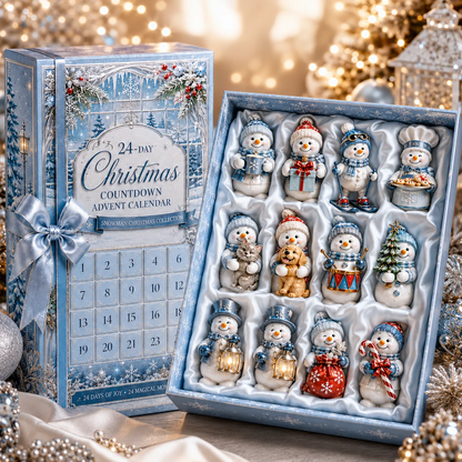 🎅🎅 2026 Christmas Gift 50% Off--✨24-Day Christmas Countdown Advent Calendar – Snowman Christmas Series
