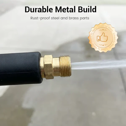 🔥LAST DAY 55% OFF - High-pressure water gun- 3 interchangeable nozzles, durable aluminium alloy & powerful